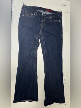 Vigoss Women Jeans Boot Cut - Light Blue Denim with Red Label Size 13